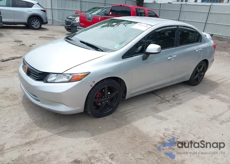 2012 Honda Civic Lx z USA, uszkodzony, nr VIN 19XFB2F56CE314637